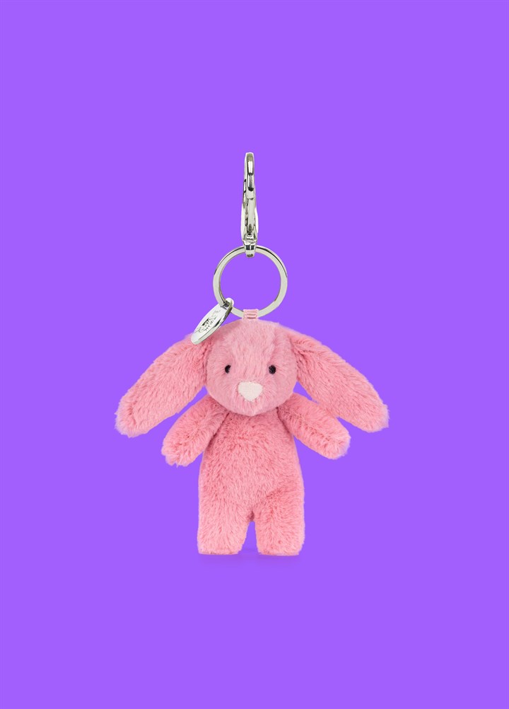 Jellycat Bashful Bunny Pink Bag Charm